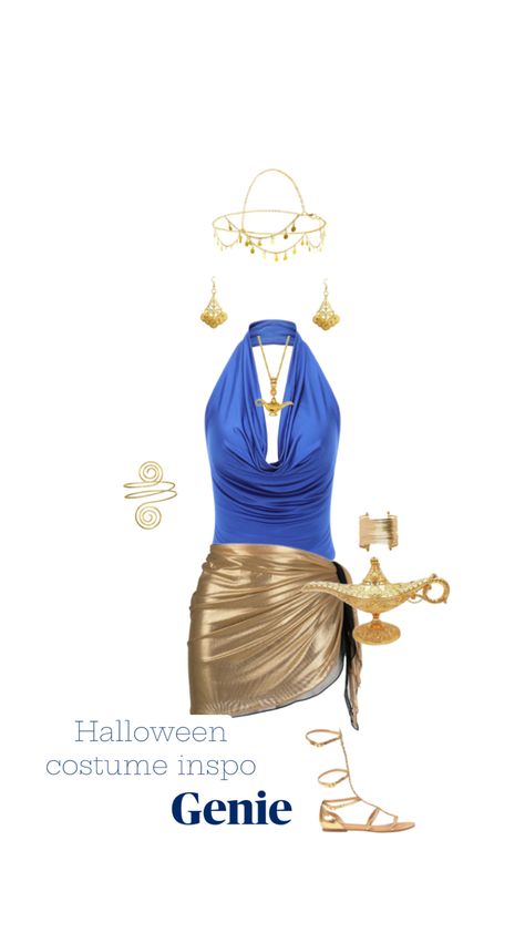 Genie Halloween costume Genie Costumes For Women, Genie Costume Men, Jasmine And Genie Costume, Jasmine And Tiger Costume, Mother Of Pearl Costume, Seahorse Halloween Costume, Cute Genie Costume, Female Genie Costume, Genie Costume Halloween