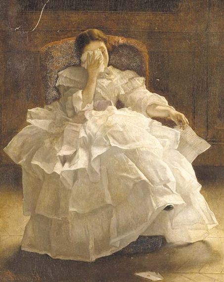 Alfred Stevens - Regret James Ensor, Alfred Stevens, Old Portraits, Art Parody, Literature Art, Old Paintings, Arte Popular, Classical Art, Funny Art