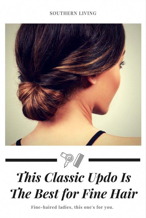 This Classic Updo Is The Best For Fine Hair #thinninghair Fine Hair Updo, Long Fine Hair, Thin Hair Updo, Hot Wedding, Short Hairstyles Fine, Classic Updo, Foam Rollers, Very Short Hair, Short Hair Updo