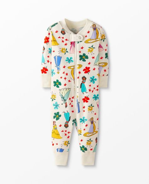 Disney Princess Baby Zip Sleeper | Hanna Andersson Baby Disney Princess, Sleeper Pajamas, Baby Girl Sleepers, Disney Princess Babies, Girls Pjs, Family Pjs, Long Johns Pajamas, Disney Fabric