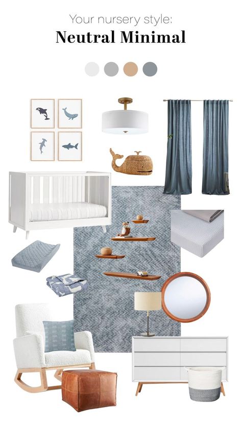 Baby Blue Nursery, Boys Room Blue, Baby Surf, Blue Nursery Boy, Bold Bohemian, Ocean Themed Nursery, Brown Hairstyles, Boy Nursery Themes, Whale Nursery