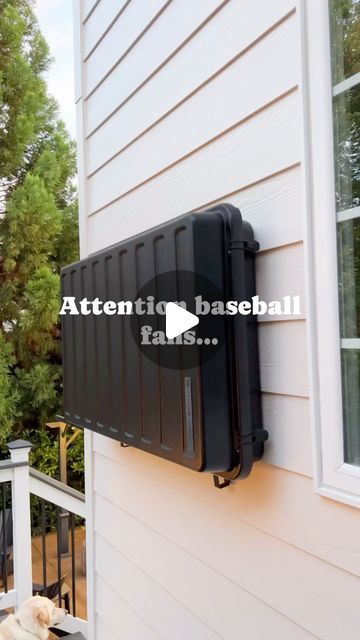 AnnMarie Christiano & Anne Zirkle | Simply2Moms on Instagram: "Get ready for some backyard baseball this season with a new outdoor TV! No need to be cooped up inside when you want to catch your favorite team play. Hang a regular affordable smart TV in this awesome weatherproof cover and get outside!   I’ve had this cover and an inexpensive tv hanging out on our deck for almost 4 years with no issues! Comment LINK to get it to your inbox. Be sure to follow us first so you get the link. ☀️📺 AnnMarie  #outdoortv #backyardgoals #outdoorlivingspace #outdoorlivingroom #deckdesign #amazonfinds #tvcover" Covered Deck Tv Ideas, Tv Swivel, Outdoor Tv Cover, Deck Tv Ideas, Outdoor Covered Patio With Tv, Outdoor Tv Ideas, Waterproof Outdoor Tv Cover, Outdoor Tv Ceiling Mount, Outdoor Tv Cabinets Weatherproof