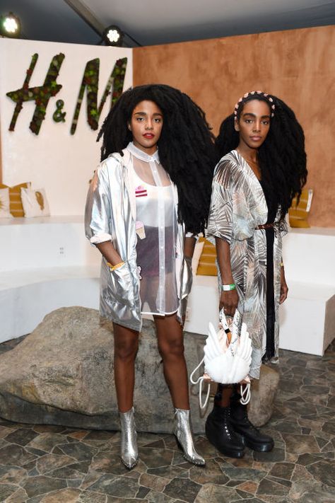 Celebrities At Coachella, Celebrities Coachella, Celebrity Coachella Outfits, Celebrity Coachella, Cipriana Quann, Tk Wonder, Coachella Celebrities, Coachella Outfits, Coachella 2017