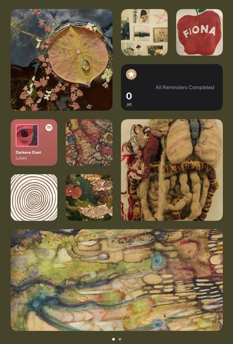 Decorating Ipad Homescreen, Earthy Whimsical Aesthetic, Fiona Apple Widget, Phone Widget Themes, Widget Phone Aesthetic, Wallpaper Backgrounds Layout, I Pad Customization, Iphone Background Inspo Widgets, Earthy Phone Layout