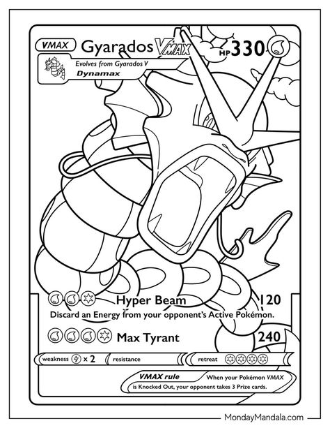 20 Gyarados Coloring Pages (Free PDF Printables) Pokedex Printable, Pokemon Worksheets Free Printables, Unicorn Pokemon, Free Printable Pokemon Coloring Pages, Pokemon Colouring In Pages, Coloring Pokemon, Coloring Pages Pokemon, Pokemon Card Coloring Pages, Pokemon Card Template