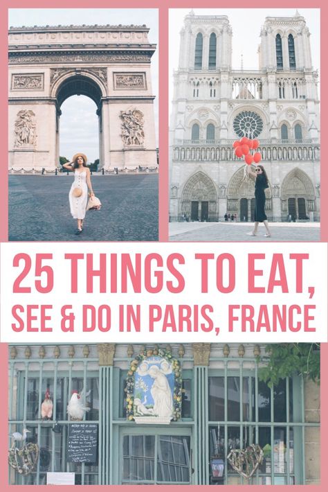 Paris France City Guide – 25 things to see, eat & do. Paris food. Things to do in Paris. #paris #france #wanderlust. Paris In May, Paris Packing List, Paris Packing, Paris Things To Do, French Travel, France City, Things To Do In Paris, Paris Itinerary, Paris Travel Tips