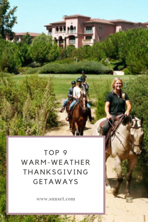 Top 9 Warm-Weather Thanksgiving Getaways: Take away all the food, family, and football, and what is Thanksgiving, really? Four full days. We suggest you use them wisely—and warmly Thanksgiving Getaways, Warm Vacation, Thanksgiving Travel, Thanksgiving Traditions, Food Family, Us Beaches, Beach Time, Travel Ideas, Holiday Fun