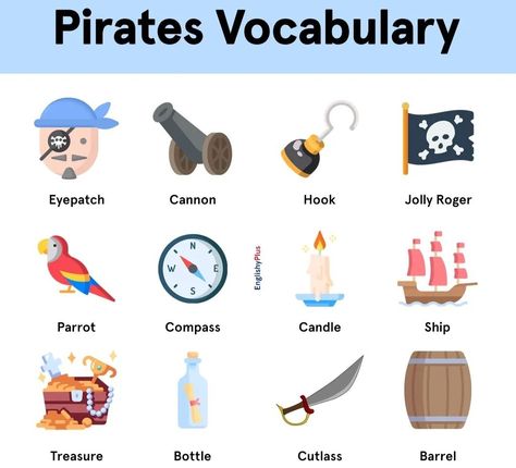 Pirate Vocabulary, Improve English Writing Skills, Improve English Writing, Basic English Grammar Book, English Knowledge, Study English Language, Advanced English Vocabulary, English Grammar Book, English Teaching Resources