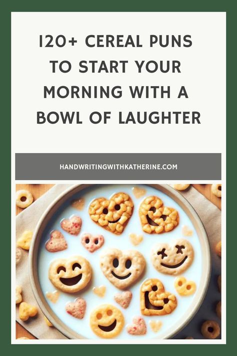 Welcome, cereal enthusiasts and pun lovers! Are you ready to pour some humor into your bowl along with your favorite morning crunch? Well, you’re in luck Cereal Puns, Bacon Puns, Breakfast Puns, Burger Puns, Vegetable Puns, Bird Puns, Best Cereal, Fruit Puns, Animal Puns