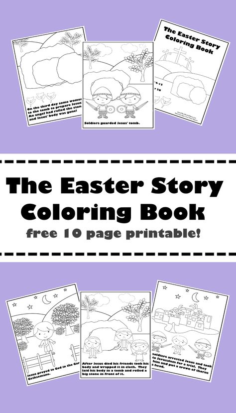 Easter Preschool Pack of Printables – Mary Martha Mama Easter Coloring Pages Printable, Easter Lessons, First Day Of School Signs, The Easter Story, Easter Sunday School, Preschool Easter, Easter Books, Easter Preschool, Easter Printables Free