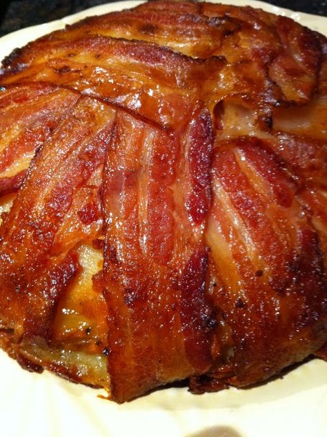 Bacon Potato Pie, Potato Bacon Pie, Bacon Potato Recipes, Bacon Wrapped Potatoes, Bacon Pie, Potato Bacon, Save Your Marriage, Bacon Potato, Cooking Bacon