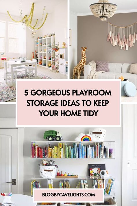 Looking to keep your home tidy with stylish solutions? Discover 5 gorgeous playroom storage ideas that will transform your space! From playroom storage shelves to clever cabinets, click to read our top tips! 🧸✨ Kids Playroom Wall Storage, Ikea Playroom Storage Ideas, Organizing Playroom Ideas, Playroom Storage Cabinets, Playroom Wall Shelves, Girls Toy Storage, Best Playroom, Girl Toy Storage, Cubby Wall