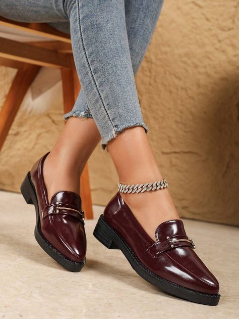 Platform Oxfords, Mary Jane Platform Shoes, Oxford Platform, Mid Heel Shoes, Womens Chunky Heels, Oxford Heels, Platform Mary Janes, Platform Loafers, Color Fashion