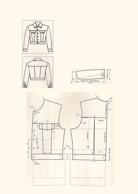 Jeans Jacket Pattern, How To Sew A Denim Jacket, Leather Jacket Pattern, Men Jeans Jacket, Denim Jacket Pattern, Mens Jean Jacket, Mens Jacket Pattern, Diy Clothes Patterns, Hoodie Sewing Pattern