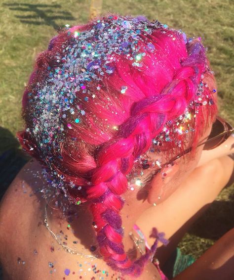 Glitter Roots Hair, Glitter Braids, Toddler Girl Haircut, Coachella Hair, Glitter Roots, Toddler Haircuts, Galaxy Hair, Hair Glitter, Glitter Mermaid