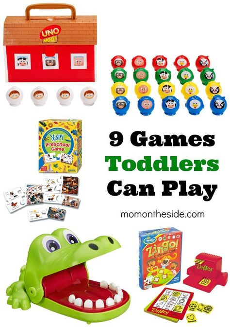 Games Toddlers Can Play that are fun and teach lots of skill. If you're looking for new games for Family Game Night with Toddlers, check out this list! Family Fun Night, Toddler Snacks, Games For Toddlers, Preschool Games, Toddler Life, Toddler Play, Mia 3, Family Night, Toddler Fun