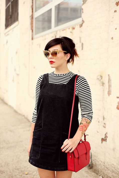 Black Jumper Outfit, Modern Pinup Style, Keiko Lynn, Fashion Guys, Nerdy Outfits, Jumper Outfit, Catwalk Collection, Looks Street Style, Kinds Of Clothes