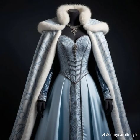 Winterfell Dress, Velaryon Oc, Royalty Clothes, Reign Fashion, Queen Outfits, Fairytale Fashion, Chique Outfits, Fantasy Dresses, Royal Dresses