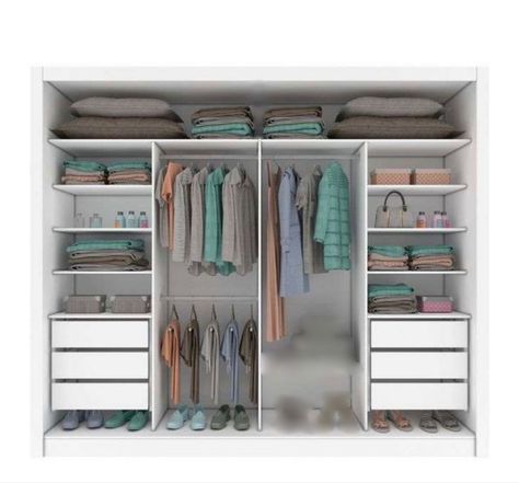 Wardrobe Inside Design, Wardrobe Shelving, Bedroom Wardrobe Ideas, Almirah Designs, Bedroom Wardrobe Design, Stylish Bedroom Design, Dream Closet Design, Closet Design Layout, Modern Cupboard Design