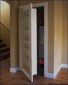 Gömda Rum, Closet Cabinetry, Dold Dörr, Shelf House, Bookcase Closet, Ideas Armario, Hidden Closet, Bookshelf Door, Utility Closet