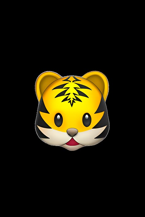 The emoji 🐯 depicts the face of a tiger with orange fur, black stripes, white muzzle, and black nose. The tiger has two pointy ears and its eyes are looking straight ahead. Tiger Emoji, Triples Assemble, Tiger Icon, Apple Emojis, Bts Emoji, Emoji Cat, Emojis Iphone, Emoji Clipart, Icon Emoji