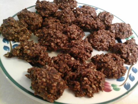 No-Bake Chocolate Oat or Rice Krispies Cookies (Or Bars) Cookies With Rice Krispies, Preacher Cookies, Rice Cookies, Christmas Baking Cookies, Baked Rice, Chocolate Oats, Chocolate Bread, Bars Recipe, Perfect Cookie