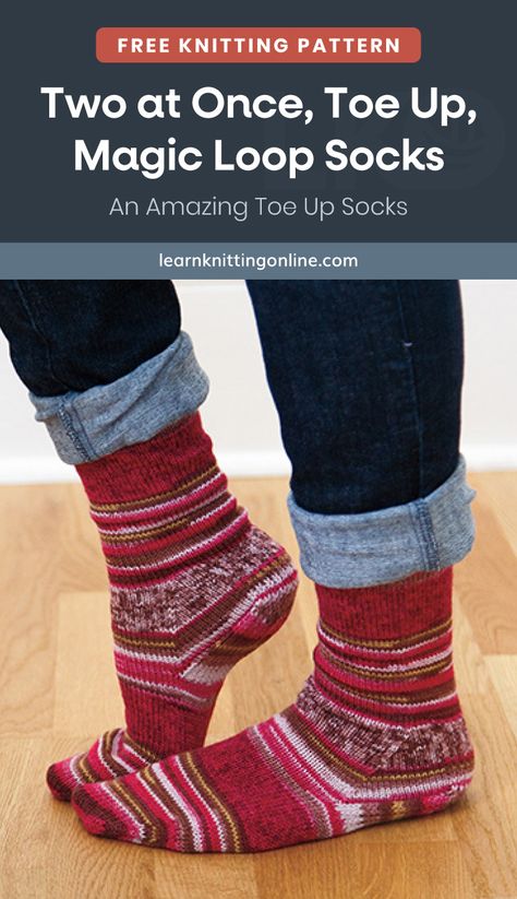 Socks Knitting Pattern Free, Knit Socks Circular Needles Free Pattern, Knitting Socks On Circular Needles, Free Sock Knitting Patterns, Free Toe Up Sock Knitting Patterns, Knit Sock Pattern Circular Needles, Knit Socks Circular Needles, Dk Knitted Slipper Sock Patterns, Sock Yarn Knitting Patterns