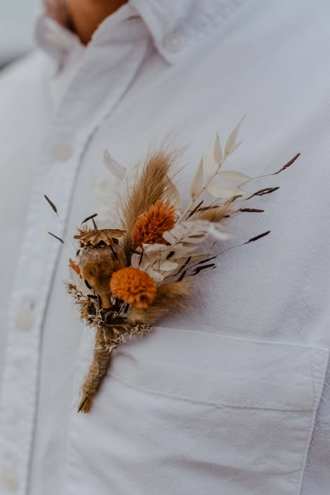 Ghost Wedding, Boho Beach Elopement, Groom Buttonhole, Rustic Groom, Buttonhole Flowers, Groom Buttonholes, Button Holes Wedding, Boho Wedding Flowers, Boho Beach Wedding