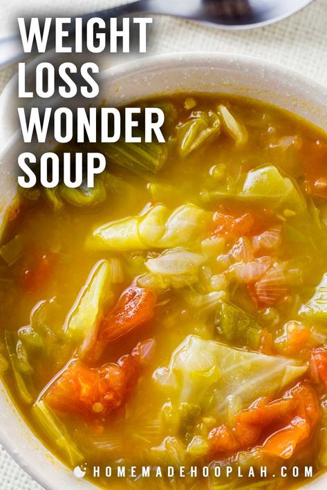 Fat Loss Italian Soup, No Soup For You, Weight Watchers Egg Roll Soup, Low Cal Cabbage Soup, Wonderslim Diet Plan Hacks, Cabbage Soup No Tomatoes, Soup Diet Recipes, Wonder Soup, Diet Soups