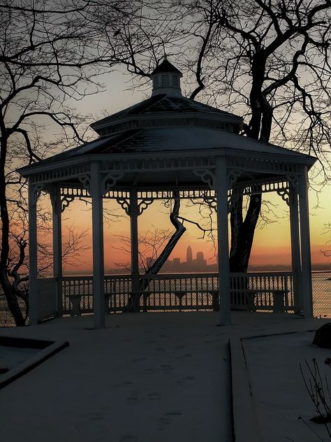 View from Lakewood park. Lakewood, Ohio Lakewood Ohio, Cleveland, Gazebo, Ohio, Outdoor Structures, Apartment, Wood, Quick Saves