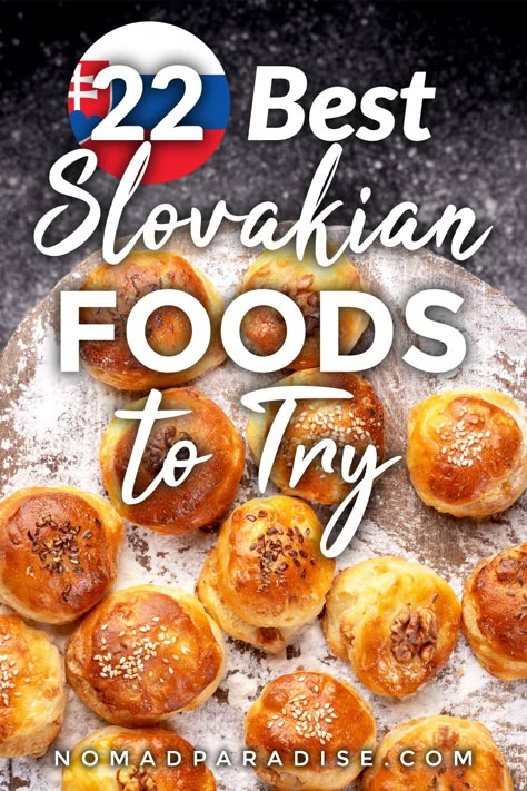 Slovak Christmas Traditions, Traditional Slovakian Food, Slovak Recipes Slovakia, Slovakian Food Recipes, Slovenian Food Recipes, Simple International Recipes, Czech Recipes Traditional, Slovakian Christmas, Slovakian Recipes