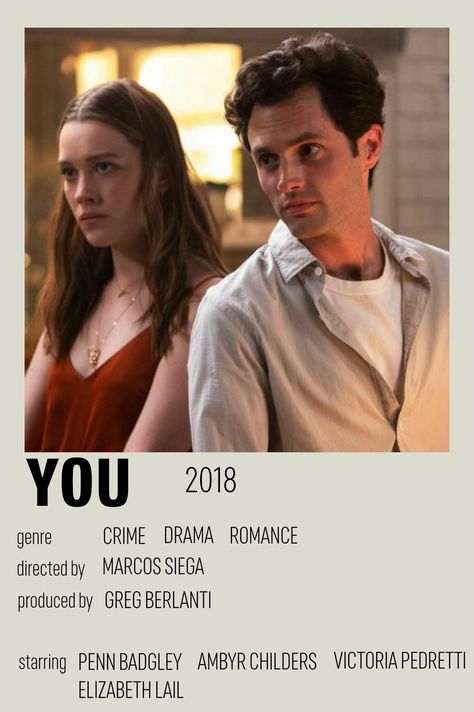 #you #youseries #younetflix #pennbadgley #ambyrchilders #victoriapedretti #elizabethlail #alternativeposter #alternative #poster Movies Minimalist Poster, Movies Minimalist, Minimalist Movie Posters, Alt Posters, Indie Movie Posters, Film Polaroid, Iconic Movie Posters, Movie Card, Film Posters Minimalist