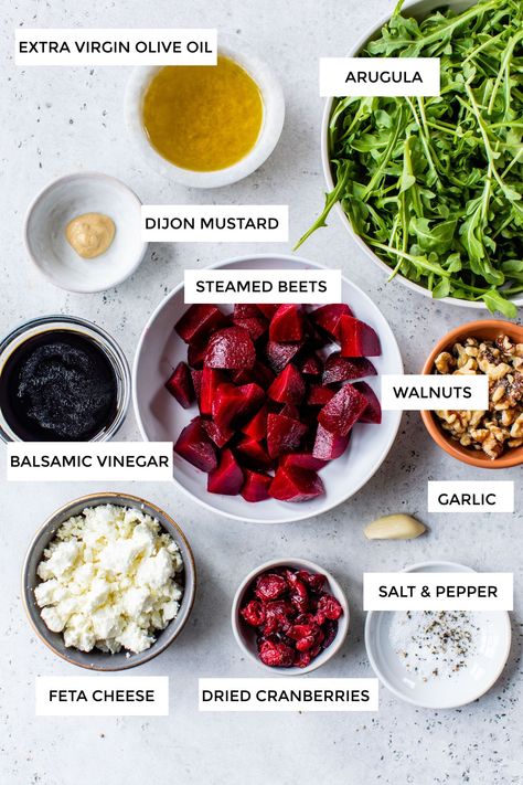 15-Minute Steamed Beet Arugula Salad Beets And Arugula Salad, Beet Arugula Feta Salad, Asian Beet Salad, Cheesecake Factory Beet Salad Recipe, Salad With Pickled Beets, Best Beet Salad Recipes, Beets Recipe Salad, Beet Salad Vegan, Beet Salad Recipes Healthy