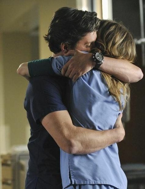 Deep Hugs Couple Photo, Arm In Arm Couple, Greys Anatomy Derek, Meredith And Derek, Patrick Dempsey, Cute Couples Hugging, Love Couple Photo, Medical Aesthetic, Cute Couple Selfies