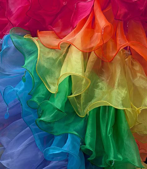 . Happy Colours, Rainbow Fabric, Rainbow Connection, Rainbow Bright, Rainbow Aesthetic, Taste The Rainbow, Rainbow Colours, Rainbow Dress, Love Rainbow