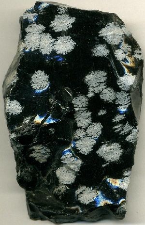 Obsidian: Definition, Properties & Uses | Geology IN Snow Obsidian, Snowflake Obsidian Crystal, Past Mistakes, Minerals Crystals Rocks, Gemstones Crystals, Bathroom Counter, Pretty Rocks, Crystal Magic, Snowflake Obsidian