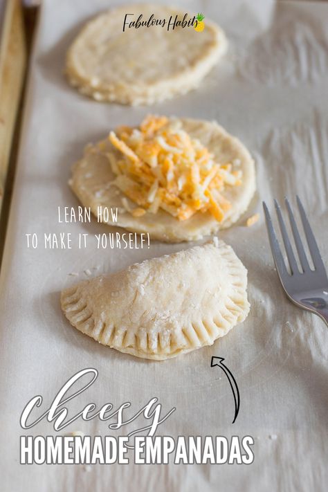 Kitty Forman, Cheese Empanadas Recipe, Savoury Pastries, Easy Empanadas Recipe, Homemade Empanadas, Spanish Family, Cheese Empanadas, Spanish Foods, Prep Food