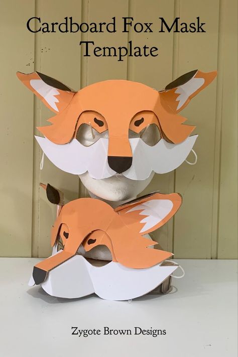 Make your own Mr Fox Costume with the downloadable Template. . Kids Fox Mask, Cardboard Fox Mask Template, Rat Mask Diy, Fox Mask Template Free Printable, How To Make A Fox Mask, Diy Animal Mask, Diy Fox Costume Women, Diy Fox Costume For Kids, Fox Diy Costume 3d Mask Template Free Printable, Fox Ears Template, Fox Diy Costume, Diy Fox Costume For Kids, Cardboard Fox Mask, Fox Costume For Kids, Diy Fox Costume, Costume Women Diy, Mr Fox Costume