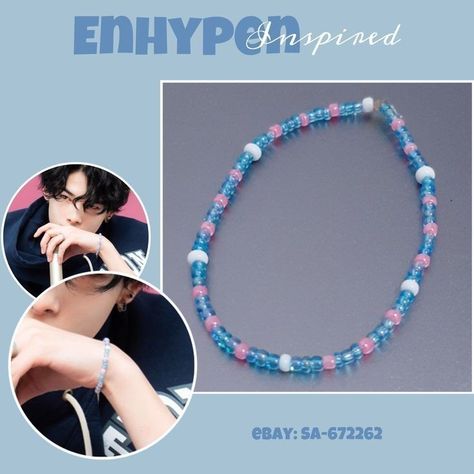 Jewelry Kpop, Pulseras Kandi, Anting Manik, Pop Jewelry, Diy Beaded Rings, Enhypen Niki, Astuces Diy, Diy Jewelry Unique, Bead Charms Diy