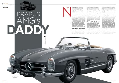 DAD Of AMG - Portfolio images - NewsPageDesigner Car Newspaper Design, Car Magazine Design, Car Magazine Layout, Indesign Layout Inspiration, Car Magazine Cover, Automotive Magazine, Magazine Cover Page, Cars Magazine, Magazine Design Cover