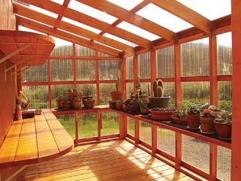 Leanto Greenhouse Off Garage, Wood And Glass Greenhouse, Outsunny Greenhouse Ideas, Reclaimed Glass Greenhouse, Recycled Window Greenhouse Wood, Lean To Greenhouse, Greenhouse Effect, Greenhouse Shed, Home Greenhouse