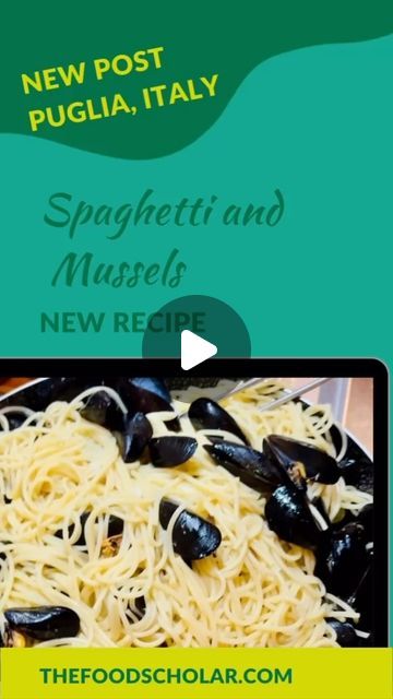 The Food Scholar on Instagram: "Spaghetti and Mussels is a classic Italian dish prepared in the Puglia region in southern Italy. The dish often features locally sourced ingredients such as extra virgin olive oil, lemons, and fresh seafood from the Adriatic Sea. The briny sweetness of the mussels pairs perfectly with the savory and aromatic sauce, resulting in a delectable and rustic pasta dish that is simple enough for a quick weeknight meal or impromptu dinner party. Check out full recipe. Link in bio👇" Rustic Pasta, Classic Italian Dishes, Quick Weeknight Meals, Adriatic Sea, Pasta Dish, Southern Italy, Fresh Seafood, Italian Dishes, Virgin Olive Oil