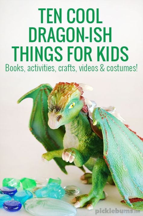 10 cool dragon-ish things for kids - books, crafts, activities, videos and more Cool Kids Crafts, Dragon Activities, Puff The Magic Dragon, Lego Dragon, Dragons Love Tacos, Books Crafts, Dragon Birthday Parties, Dragon Movies, Things For Kids