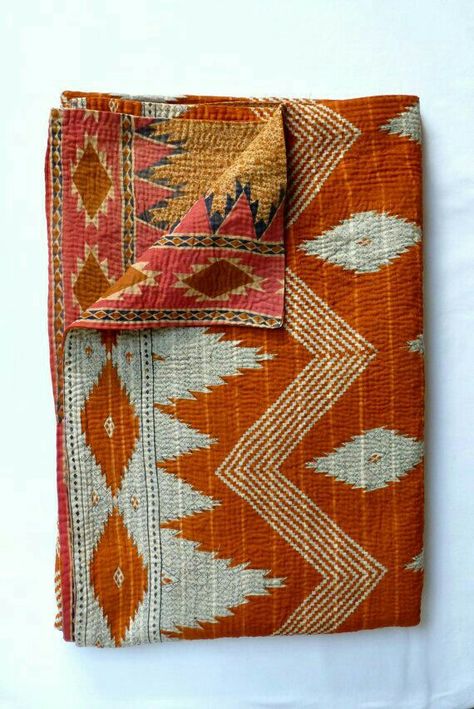 Kantha Quilts, Vintage Kantha Quilts, Vintage Kantha, Kantha Quilt, Throw Quilt, Home Style, Design Interior, Home Inspiration, Sake