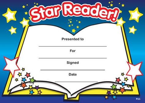 Reading Awards Certificate, Bfg Activities, Reading Certificate, Eyfs Areas, Ar Reading, Reading Certificates, Accelerated Reading, Certificates Template, Student Certificates