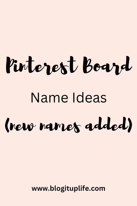 Here is a newly updated list of Pinterest board names. Pinterest Board Names, Marketing Tips For Small Businesses, Tips For Small Businesses, Pinterest Business, Pinterest Tips, New Names, Pinterest For Business, Name Ideas, Pinterest Marketing