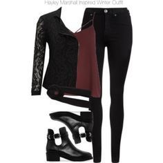 Hayley Marshall, Full Outfits, Character Inspired Outfits, Katherine Pierce, Rock Chic, Inspired Outfits, Girls Fashion Clothes, Edgy Outfits, Character Outfits