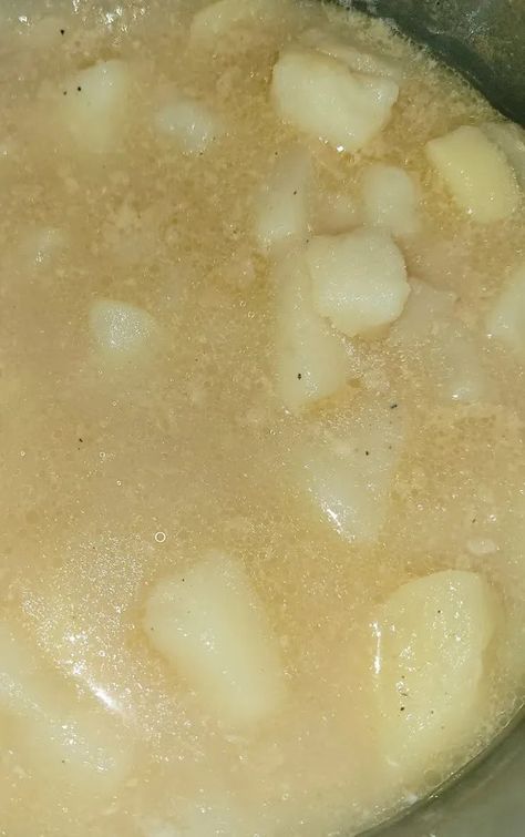 Old-Fashioned Southern Stewed Potatoes - The Four Acre Farm Old Fashioned Stewed Potatoes, Creamed Potatoes Southern, Stew Potatoes Southern, Instant Potato Recipes, Smothered Potatoes Southern, Southern Smothered Potatoes, Thickening Potatoes, Southern Stewed Potatoes, Stewed Potatoes Old Fashioned