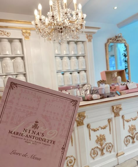 Plaza Princess Aesthetic, White Tea Party, Plaza Princess, Aesthetic Gold, Parisian Lifestyle, Makeup Store, French Restaurants, Briar Rose, Coquette Pink