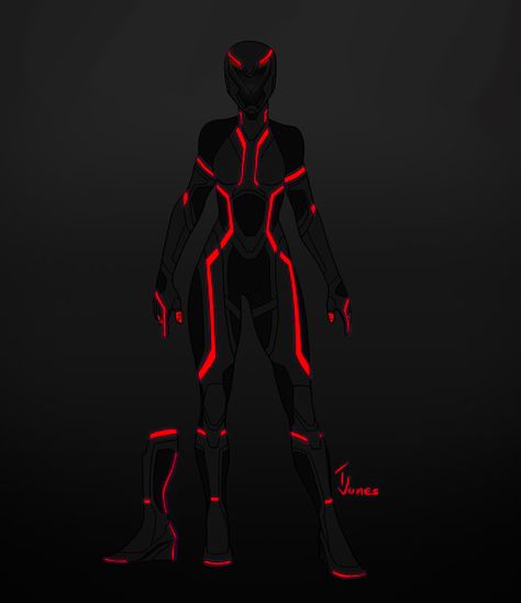 Red Vigilante Outfit, Red And Black Hero Suit, Black And Red Superhero Suit Female, Masked Superhero Suits, Red And Black Superhero Suit, Red Hero Suit, Red Hero Costume Design Female, Red Cyberpunk Outfit, Red Hero Costume